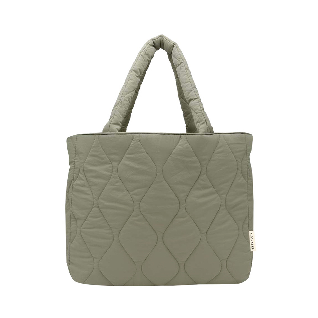 Luiertas - Quilted - Khaki / Groen · Khaki / Groen